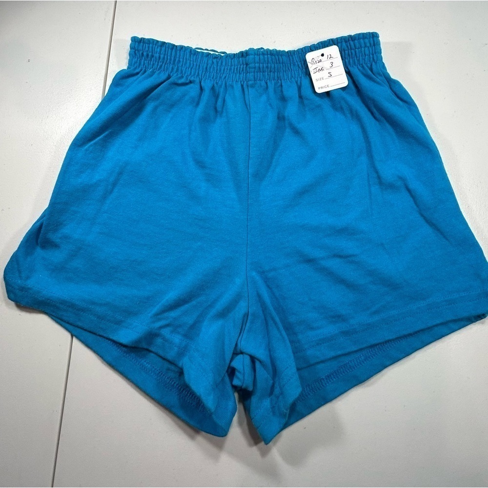D15.9. Soffe Womenās Sz S shorts, teal color. - Picture 1 of 4
